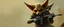Placeholder: fox goblin gremlin holding uzis