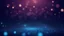 Placeholder: blue glow particle abstract bokeh background