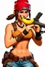 Placeholder: renegade raider eating banana