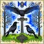 Placeholder: European pagan art with nature and runes and ravens and swedish flag