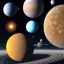 Placeholder: space solar system, photorealism