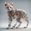 Placeholder: Mechanical anatomy of a cat being, transparent skin revealing all the mechanisms 8k