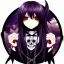 Placeholder: portrait anime vampire, long hair, Gothic, skulls, hyper detailed, intricately detailed, looking at viewer, arms behind back pose, gothic, skulls, ambiguous lines image, flat dimensional style, flat lines, rough drawing --ar 2:3