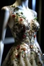 Placeholder: Dress Embroidery inspired nature, haute couture