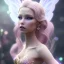 Placeholder: beautiful fairy very etheric, nice smiling, long blond hair, magic glamour pink make up, delicate colors, complete vision of very transparent and big wings, beautiful glamour transparent dress, ultra sharp focus, 8k, unreal engine 5, extremely sharp detail, light effect, soft light atmosphere, smooth, full of details, face in front, complete vision of face and hair and of the body