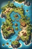 Placeholder: island map top down view