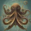 Placeholder: octopus, deep color, underworld, menacing, high quality, high detail, portrait