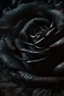 Placeholder: Abstract Close up of a black rose, inside the rose is a faint image of a beautiful woman, highly realistic, Gothic, sad, 8k quality, abstract background