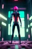 Placeholder: Scene, Asian cyborg woman, blade runner style :: symmetry photography, cyberpunk, pink hair, makeup, long line eye, light iris, :: latex coat, pink, white, black :: cinematic, Ultra realistic, dark scene, soft color, highly detailed, unreal engine 5, RTX, ultra detail, 3d, finely drawn, high definition.