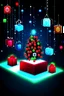 Placeholder: blockchain prediction Christmas technology simple