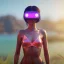 Placeholder: Paradise girl unreal 5, octane render, cinema4d, redshift render, hyper realistic, cenematic, vibrancy, synthwave, retouch, centered, dynamic lighting, dramatic lighting, 4k, highly detailed, attractive beautiful, realistic, virtual reality, epic composition, holographic,