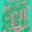 Placeholder: city, tropical, latino, plants, flat design, 2 colors, risograph zine