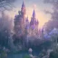 Placeholder: a magical crystal slipper lys bougainvillier,snow, blue gold house castle in the woods, magnolias pink,blue lake,sun,white swanns,pink vertical, blue lake,sharp, vines, candlelit, endor, ornate, elegant, highly detailed, artstation, concept art, smooth, sharp focus, illustration, 8k, splash art, wallpaper, key visual