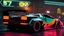 Placeholder: lamborghini countach lpi 800-4 Mansory Cyberpunk 2077 neon Style Rear View, Super Detailed, desktop wallpaper, 4K