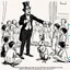 Placeholder: A magician stands in front of a group of children who sit in front of him on a mat on the floor and pulls out a rabbit from a top hat, the children look open-mouthed and wide-eyed and clap their hands, in the background a parrot stands on a pole and observes what is happening