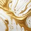 Placeholder: Hyper Realistic White & Golden Oil Paint Texture