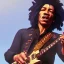 Placeholder: a realistic picture of Jimi Hendrix with dreadlocks