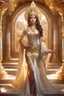 Placeholder: Beautiful Goddess Photo Portrait Fantasycore Artwork, fullbody,wearing traditional golden silver ornaments dress ,Intricate Photography, A Masterpiece