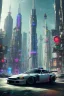 Placeholder: Craft a highly detailed, high-resolution depiction of a semi-realistic cyberpunk character within an urban setting, seamlessly integrating advanced technology with a gritty environment. Envision a protagonist navigating through crowded streets, adorned with cybernetic enhancements that enhance their physical capabilities. The cityscape should be dominated by neon lights, towering skyscrapers, and holographic advertisements. Picture the character wearing a sleek cyberpunk outfit, blending punk a