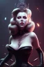 Placeholder: Lana Turner as evil queen in black leather, leather, busty, cleavage, angry, stern look. character design by cory loftis, fenghua zhong, ryohei hase, ismail inceoglu and ruan jia. unreal engine 5, artistic lighting, highly detailed, photorealistic, fantasy