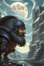 Placeholder: Moon in a dwarven mine