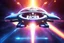 Placeholder: a powerfull cosmic beautiful SPACESHIP standing in the light