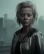Placeholder: A portrait post-apocalypse cyborg Meg Ryan in a cyberpunk city, sci-fi fantasy style, 8k, volumetric lighting, particales,highly detailed,cinematic, deep scars on face,deep colours.