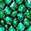 Placeholder: Strass crystal pattern, flat, emerald color, infinite texture, fabric, real