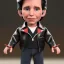 Placeholder: Wide view winkler as Young Fonz with black hair greaser figure Toy doll 1975 (thumbs-up) (face) Forehead grin, fonzarelli, ((arnold's drive-in)) fonzie