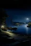 Placeholder: Image of a calm night in Nouvelle-France