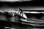 Placeholder: surfing simple black and white