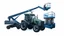 Placeholder: a generic Boom-lift, tractor and scissor-lift on a white background. Smooth vector