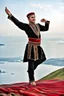 Placeholder: azeri male in traditional dancer costum