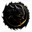 Placeholder: fantasy black coal icon, png format