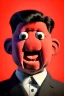 Placeholder: Waist up muppet Portrait, Kim Jong-un muppet doll, black suit, photo studio, red background, unreal engine 5, concept art, art station, god lights, ray tracing, RTX, lumen lighting, ultra detail, volumetric lighting, 3d.