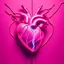 Placeholder: electric heart in a pink background