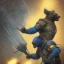 Placeholder: angry Wolverine warrior in Blue and yellow battle armor, a highly detailed illustration, background of Inka jungle, realistic render, 8 k, micro detail, intricate, elegant, centered, digital painting, Artstation, smooth, sharp focus, illustration, artgerm, tomasz alen kopera, peter mohrbacher, donato giancola, joseph christian leyendecker, wlop, boris vallejo