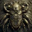 Placeholder: a mechanical beetle insect, top view, anatomic, highly intricate design and elements, ancient and mythic vibes, medieval treasure vibes, screws, bolts, buttons, cylinders and pipes, circuitry design insect, cinematic top view