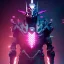 Placeholder: futuristic cyberpunk bat soldier wearing diamond armor, symmetrical artwork, octane render, trending on artstation, blurry cyber dark city, neon lights, greg rutkowski very coherent symmetrical artwork. cinematic, warframe, batman, Gundam, Diamond texture, hyper realism, high detail, octane render, 8k