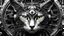 Placeholder: Length photograph mecha face steampunk sci fi portrait of a mechanized cat, or various animals, or mythical creatures, anthropomorphic, high key lighting, 3d bas relief, front view clock, glowing neon nixie cyberpunk eye, wire whiskers cyborg high contrast black and white image