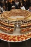 Placeholder: Colosseum made of pizza