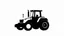 Placeholder: side profile of a modern tractor, simplified vector