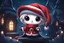 Placeholder: sticker Chibi santa-claus in 8k solo leveling shadow artstyle,, hollow knight them, close picture, neon lights, intricate details, highly detailed, high details, detailed portrait, masterpiece,ultra detailed, ultra quality