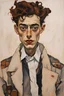 Placeholder: egon schiele painting inspired by the movie climax by Gaspar Noe