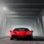 Placeholder: ferrari 488 under a bridge in heavy fog