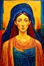 Placeholder: Soul's Oracle; painting in the style of Edvard Munch