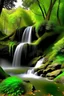 Placeholder: waterfall, with beautiful trees