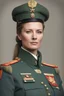 Placeholder: a female Russian army general