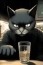 Placeholder: Depressive catman night tokio drinks