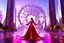 Placeholder: very complex CIFY structure ,pretty viberating color environment 3d metalic and crystal recursive evolving and animating beveled geometric base very complex CIFY structure emiting bubbles that broke, goddess of love in a pretty cleric dress comes out dancing gracefully , viberating color moving very in modern city escape environment while camera tracking it.write in down screen 3d animating"Made in Grok By:J.Babakan"